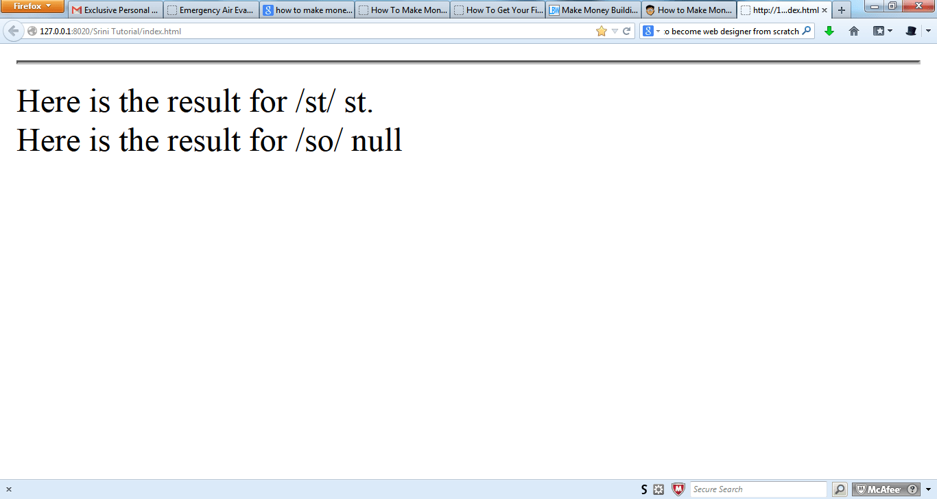 Regular Expressions in Javascript Javascript tutorial by Wideskills